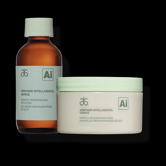 NIB Arbonne Intelligence Genius Resurfacing Pads & Solution - Picture 7 of 8